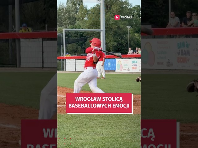 Wideo - Wroclaw areną Mistrzostw Europy w baseballu! Przyjdź na mecz za darmo #wroclaw #baseball