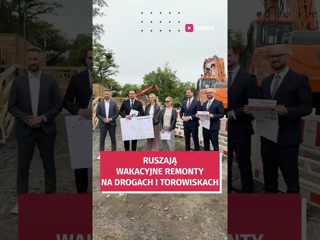 Wideo - Ruszają wakacyjne remonty na drogach i torowiskach! #wroclaw