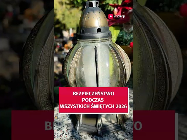 Wideo - Więcej służb na cmentarzach i ulicach wokół nekropolii #wroclaw