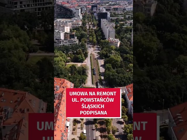 Wideo - Ulica Powstańców Śląskich idzie do remontu!  #wroclaw