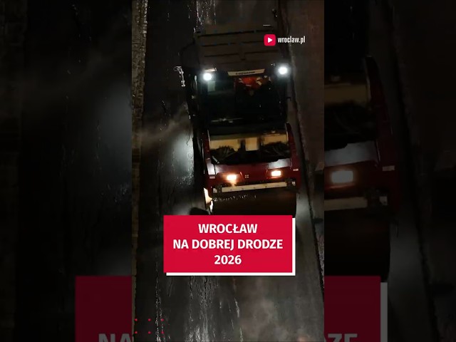 Wideo - Nocne roboty i kilometry nowej nawierzchni. Wrocław na Dobrej Drodze