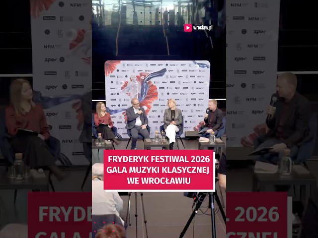 Wideo - Zobacz, jak będzie wyglądać gala Fryderyk Festiwal 2026 we Wrocławiu #wroclaw