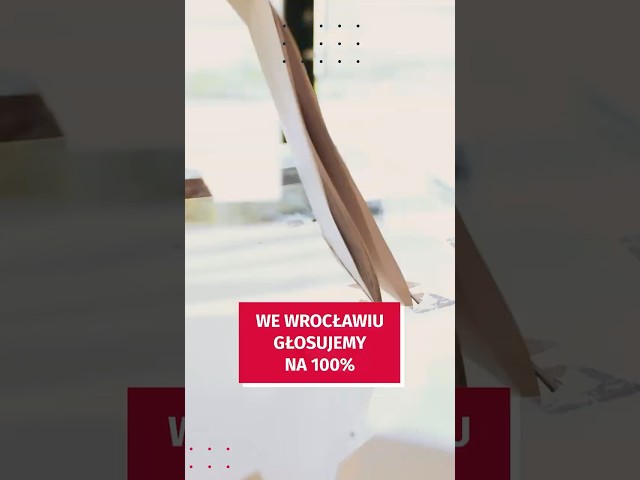 Wideo - Już w niedzielę Wrocław głosuje na 100%! To tylko chwila a może wiele zmienić #wroclaw