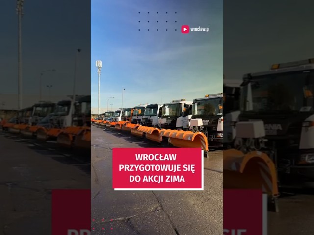 Wideo - Służby gotowe do Akcji Zima. #wroclaw
