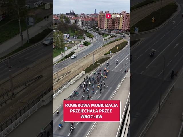 Wideo - Trzy lokalizacje, trzy peletony. Rowerowa Mobilizacja przed 10 edycją kampanii Rowerowy Maj #wroclaw