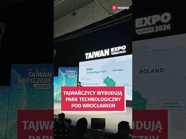Wideo - Gigantyczna inwestycja pod Wrocławiem. Tajwańczycy zainwestują miliardy! #wroclaw