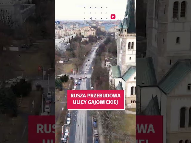 Wideo - Rusza przebudowa ul. Gajowickiej. Zobaczcie, jak się zmieni #wroclaw