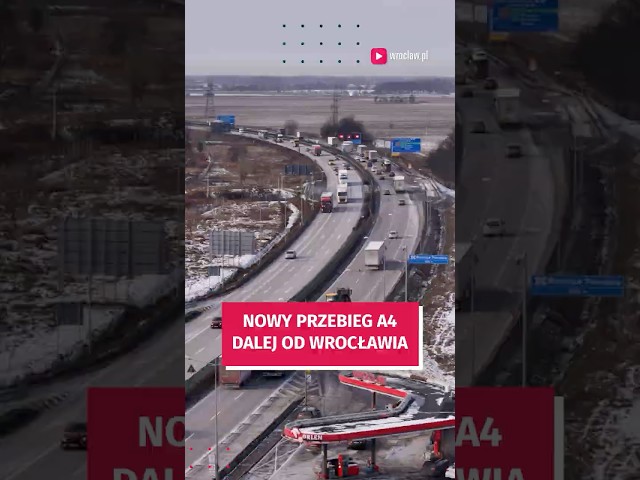 Wideo - A4 dalej od Wrocławia! Po 7 latach udało się ustalić nowy przebieg trasy #wroclaw