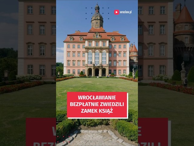 Wideo - Wrocławianie za frekwencję w wyborach bezpłatnie zwiedzili zamek Książ
