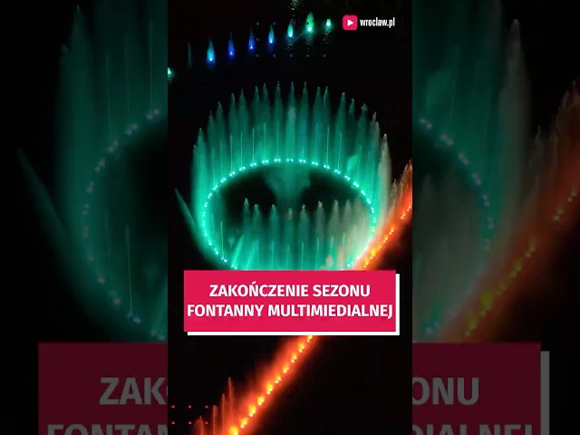 Wideo - Ostatni taki wieczór w sezonie - zakończenie pokazów fontanny i wszystkie najlepsze pokazy!