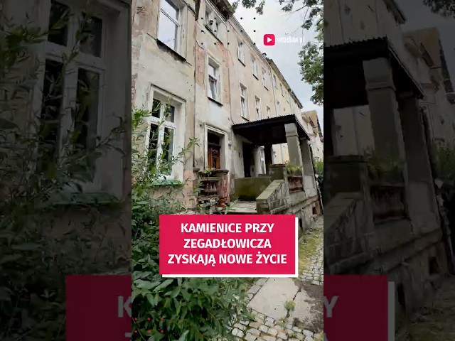 Wideo - Kamienice przy ul. Zegadłowicza zyskają nowe życie #wroclaw