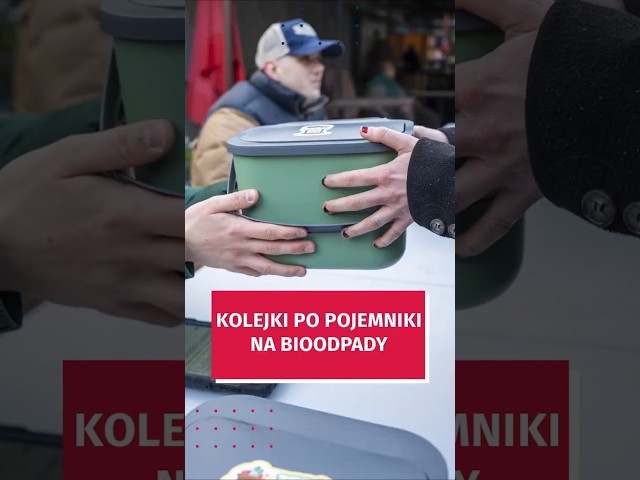 Wideo - Wrocław inspiruje do segregowania. Pojemniki na bioodpady rozchwytywane przez mieszkańców #wroclaw