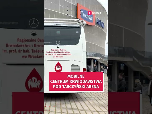 Wideo - Oddaj krew w krwiobusie! W tym miesiącu stanie jeszcze w kilku miejscach #wrocław