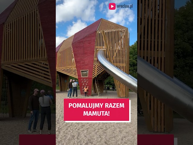 Wideo - Pomalujmy razem mamuta! Ulubieniec najmłodszych w Parku Mamuta będzie odrestaurowany #wroclaw
