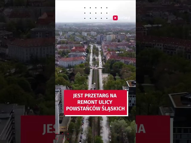 Wideo - Ulica Powstańców Śląskich do remontu! Jest przetarg #wroclaw