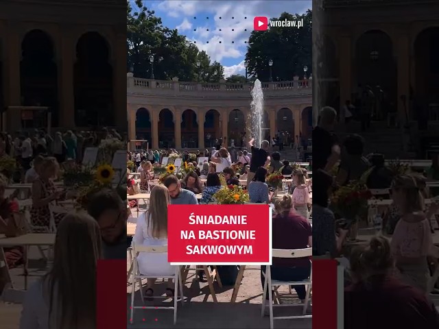 Wideo - Ale to była uczta! Śniadanie na Bastionie Sakwowym  #wroclaw