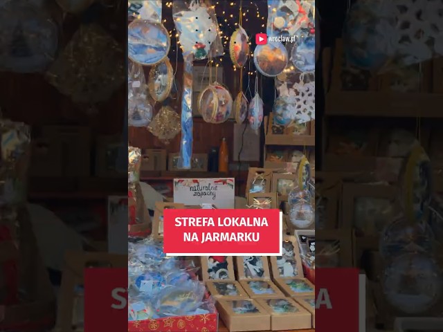 Wideo - Zobacz jakie wyjątkowe upominki kupisz w strefie lokalnej na Jarmarku #wroclaw