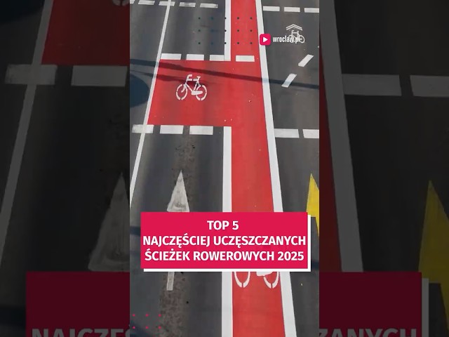 Wideo - Poznaj TOP 5 najczęściej uczęszczanych ścieżek rowerowych w 2025! #wroclaw