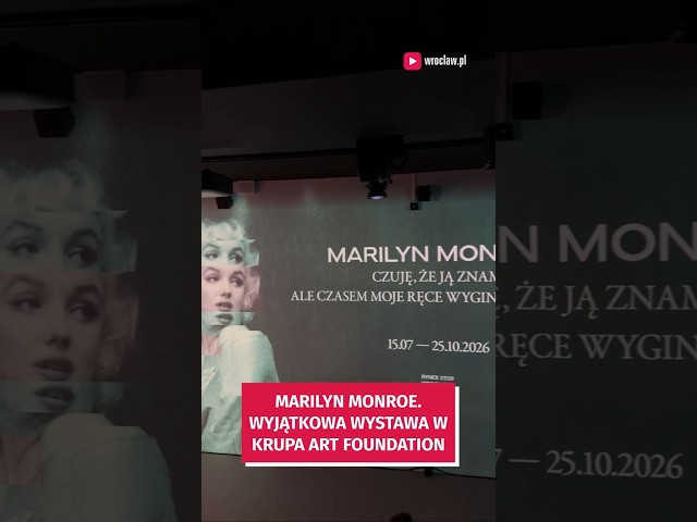 Wideo - Marylin Monroe. Zobacz jej wyjątkowe zdjęcia, na wystawie w Rynku #wroclaw #kultura