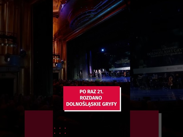 Wideo - Rozdano dolnośląskie Gryfy, zobacz laureatów  #wroclaw