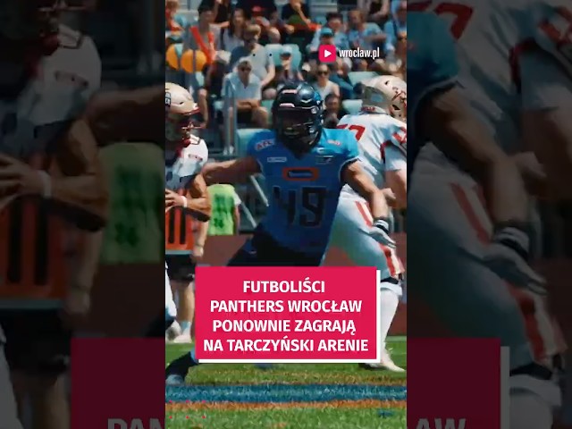Wideo - Nie możecie tego przegapić! Wrocławskie Pantery ponownie wyjdą na murawę Tarczyński Areny #wroclaw