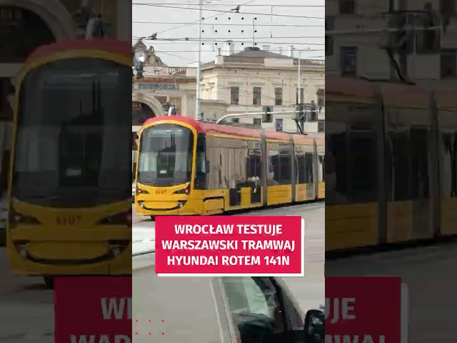 Wideo - Warszawiak na wrocławskich ulicach - jechaliście nim? Wrocław testuje tramwaj ze stolicy #wrocław