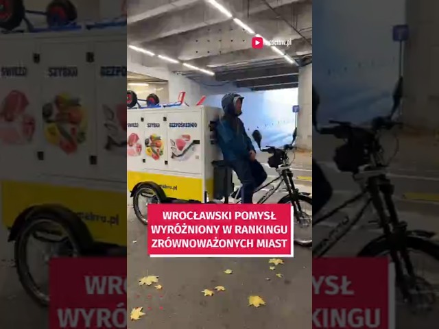 Wideo - Wrocławski mikrohub rowerowy wyróżniony!  #wroclaw