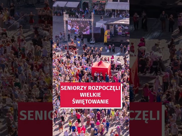 Wideo - Seniorzy przejęli Wrocław. Ale to jest energia i szyk!  #wroclaw