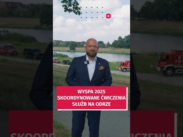 Wideo - Auto w wodzie, ewakuacja z wyspy i szandory przy Kanale Miejskim. Spokojnie, to tylko ćwiczenia