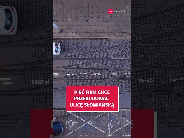 Wideo - 5 firm chce przebudować ul. Słowiańską. Trwa przetarg #wroclaw #inwestycje