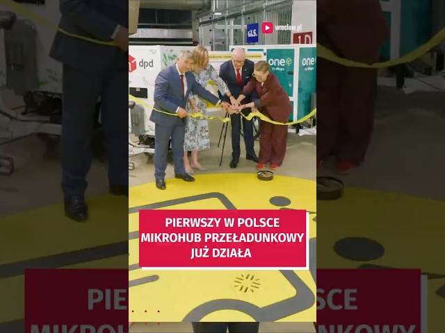 Wideo - Pierwszy w Polsce taki hub przeładunkowy dla kurierów. Jak działa? #wroclaw