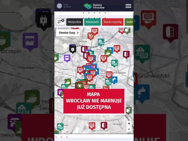 Wideo - Tutaj oddasz nadwyżki jedzenia, książki, czy ubrania. We Wrocławiu powstała specjalna mapa! #wroclaw