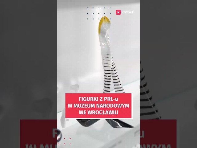 Wideo - Niezwykłe porcelanowe figurki od słynnych projektantów PRL-u! Wystawa #wroclaw