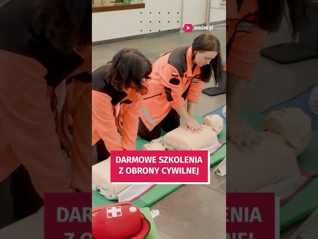 Wideo - Darmowe szkolenia z obrony cywilnej - wystarczy się zapisać! #wroclaw