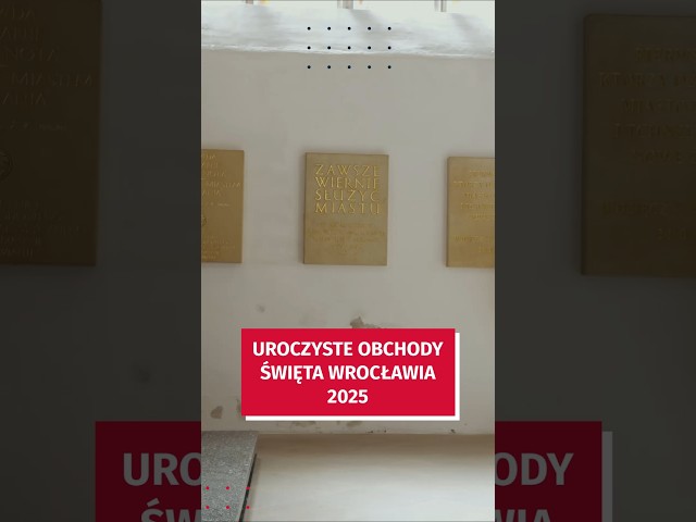 Wideo - Parada w Rynku i uroczysta sesja Rady Miejskiej. Święto Wroclawia #wroclaw