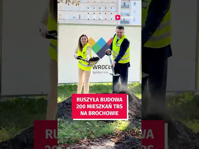 Wideo - TBS wybuduje 200 mieszkań na Brochowie!  #wroclaw