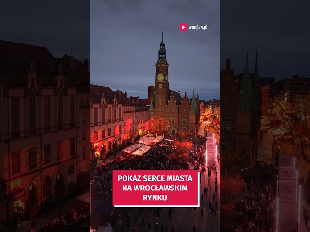 Wideo - Wyjątkowy pokaz we wrocławskim Rynku. Możesz go zobaczyć jeszcze w sobotę i niedzielę! #wroclaw
