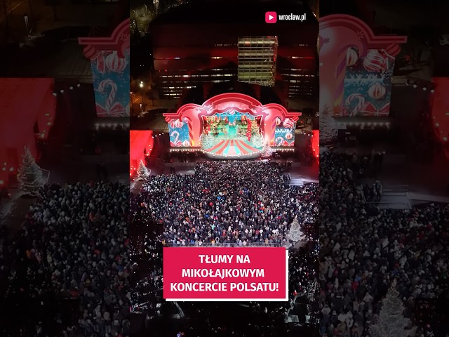 Wideo - Tak bawiliście się na mikołajkowym koncercie na Placu Wolności! Dziękujemy! #wroclaw