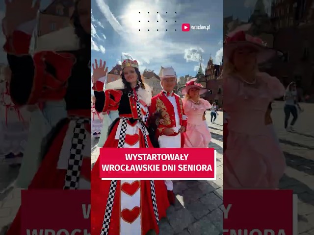 Wideo - Kolorowa parada rozpoczęła Dni Seniora we Wrocławiu.