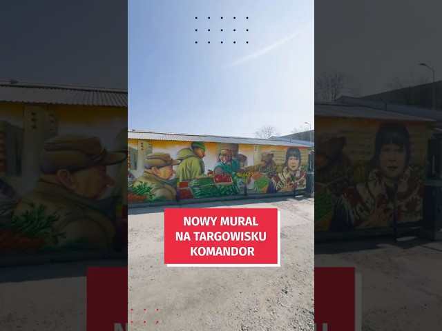Wideo - Pokochaj targowiska, skorzystaj z atrakcji i zobacz nowy mural #wroclaw