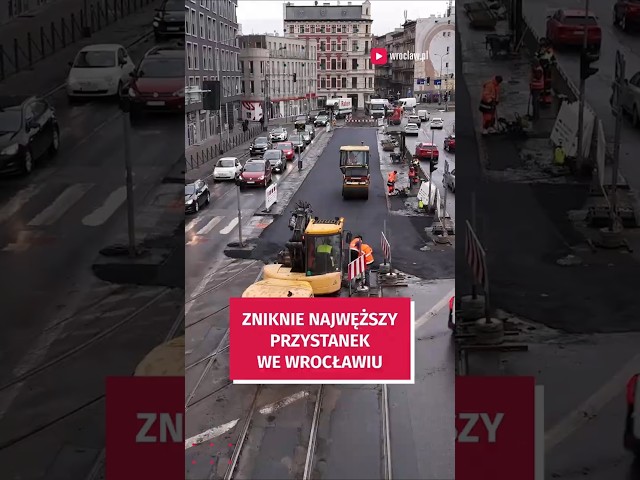 Wideo - Trwają prace na Drobnera, Dubois. W weekend zmiany w ruchu!  #wroclaw