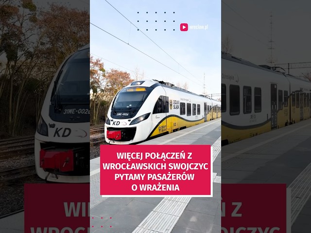 Wideo - Więcej pociągów jedzie przez wrocławskie Swojczyce. Co mówią mieszkańcy?  #wroclaw