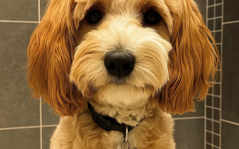Maltipoo 
10.08 kończy rok!!
Cudowny przyjazny psiak który przyszedł do naszej rodziny aby spełnić marzenia jednej córki w drugą wyleczyć z traumy do zwierzaków!! Spełnił swoje zadanie i wciąż napełnia nasze życie niewyobrażalną miłością i bezwarunkowym oddaniem.