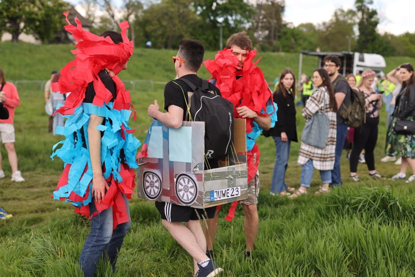Juwenalia 2023 we Wrocławiu. Na zdjęciu studenci