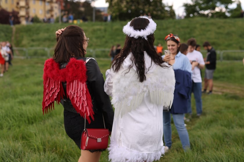 Juwenalia 2023 we Wrocławiu. Na zdjęciu studenci