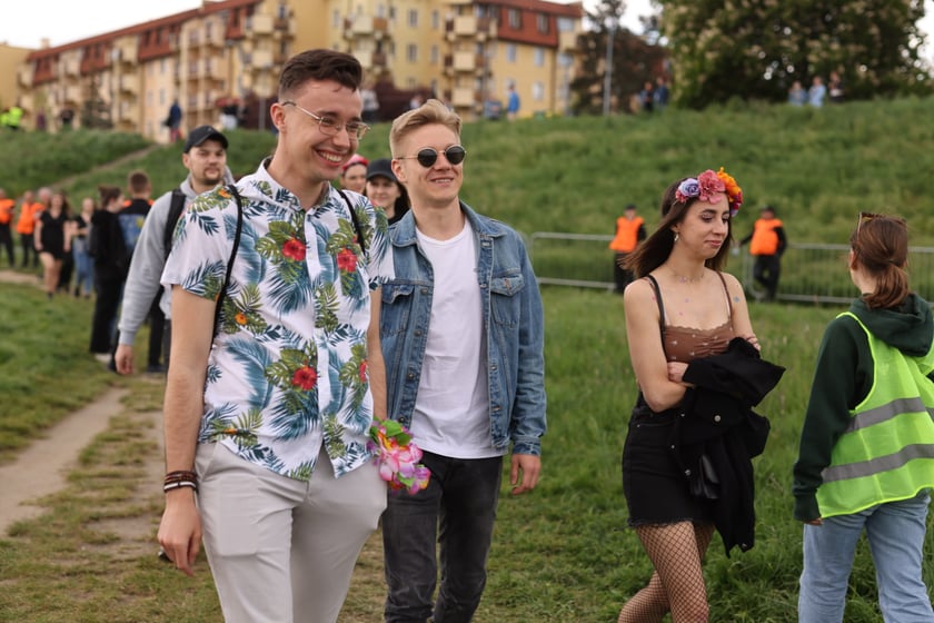 Juwenalia 2023 we Wrocławiu. Na zdjęciu studenci
