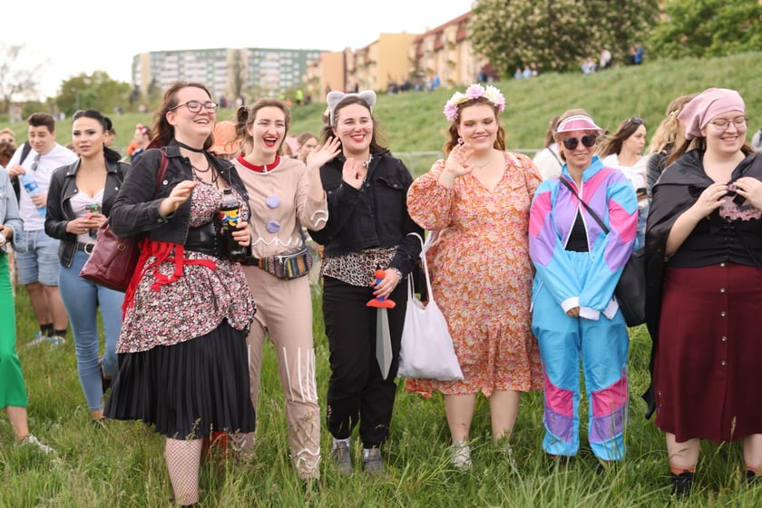 Juwenalia 2023 we Wrocławiu. Na zdjęciu studenci