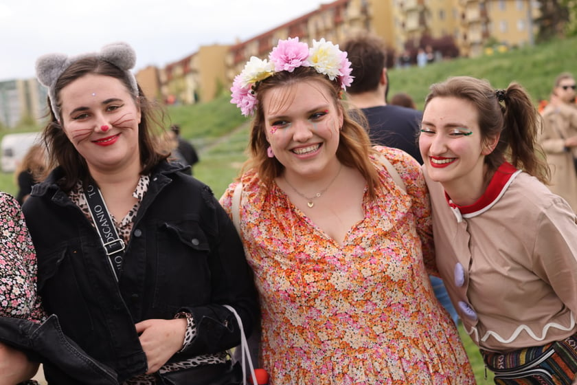 Juwenalia 2023 we Wrocławiu. Na zdjęciu studenci