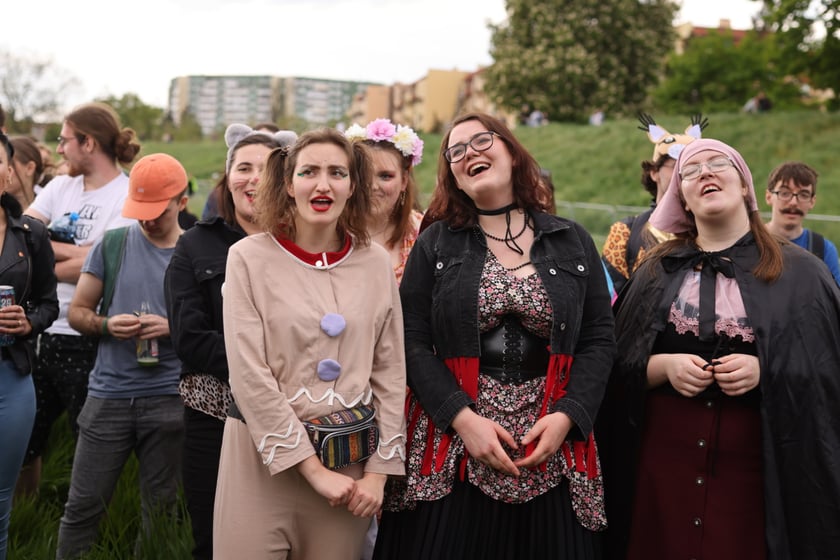 Juwenalia 2023 we Wrocławiu. Na zdjęciu studenci