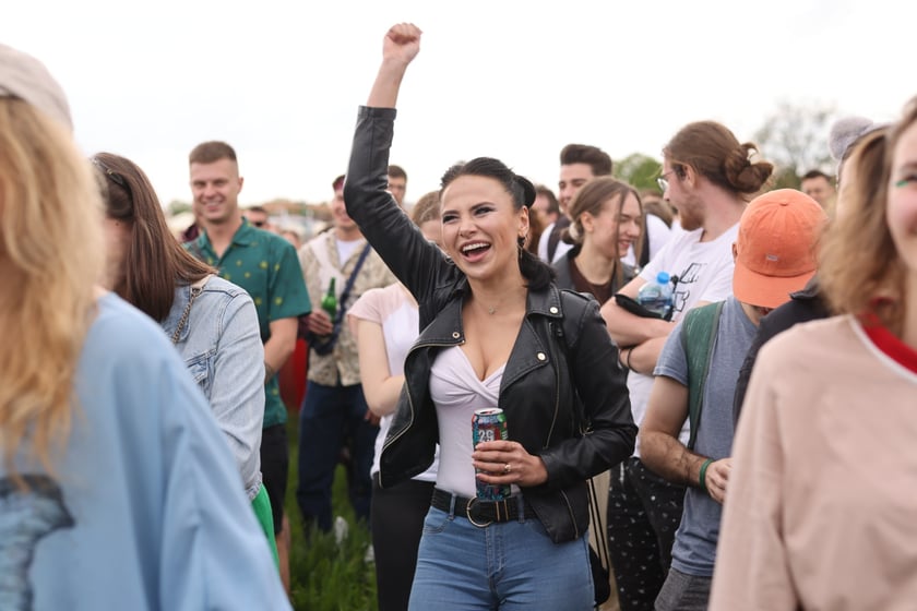 Juwenalia 2023 we Wrocławiu. Na zdjęciu studenci